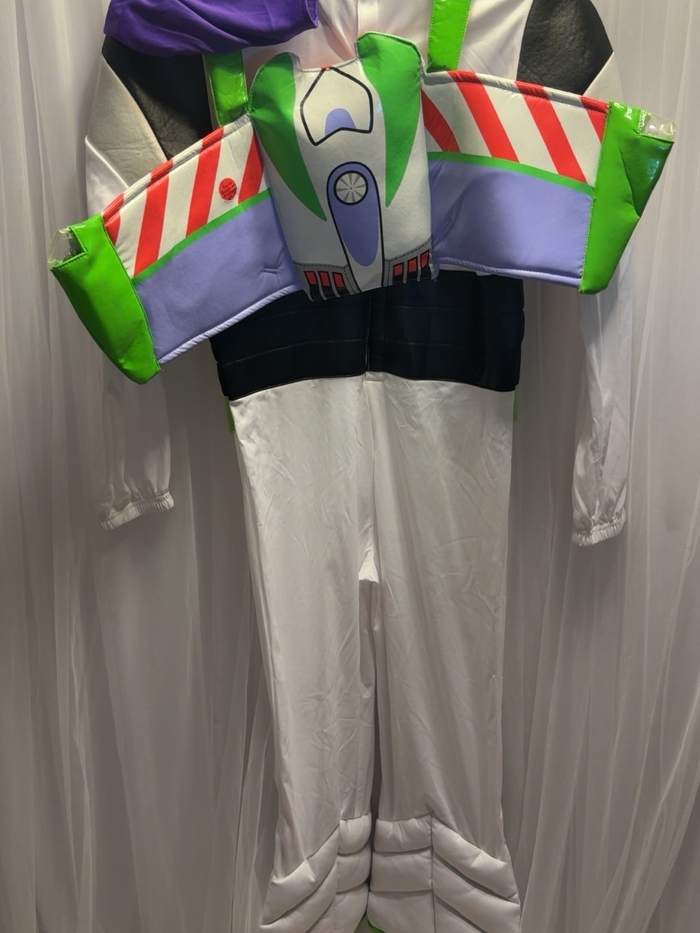 Disney Buzz Lightyear White Green Purple Space Ranger Costume youth 10/12